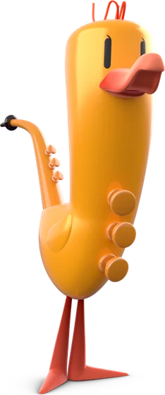 Patty, la pata saxofón
